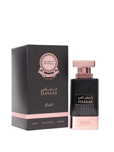 Rasasi Ladies Al Wisam Hasaas Edp 3.4 oz Fragrances 614514555057 In Transparent