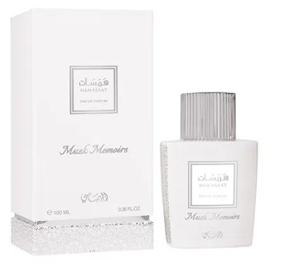 Rasasi Ladies Hamasaat Musk Memoirs Edp Spray 3.4 oz Fragrances 614514555224 In Transparent