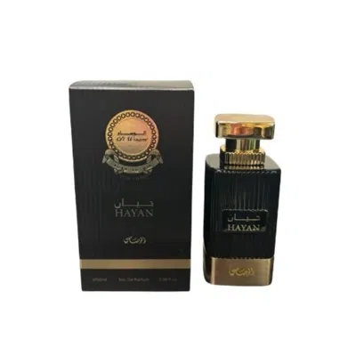 Rasasi Men's Al Wisam Hayan Edp Spray 3.38 Fragrances 614514555064