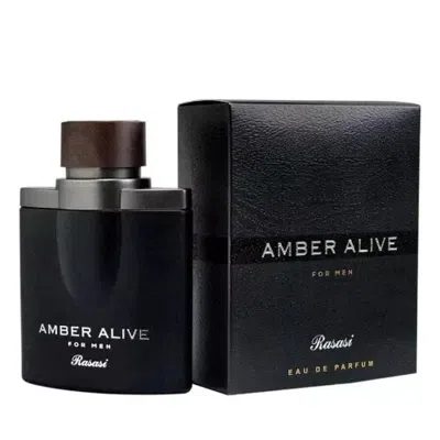 Rasasi Men's Amber Alive Edp Spray 3.4 oz Fragrances 614514447017