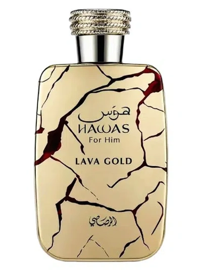 Rasasi Men's Hawas Lava Gold Edp Spray 3.4 oz Fragrances 614514575352 In Neutral