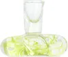 Rashelle Green Flubber Candle Holder In Lime Green