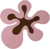 Rashelle Ssense Exclusive Pink & Brown Groovy Flubber Rug