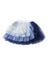 Raspberry Plum Layered Tutu Skirt In Blue