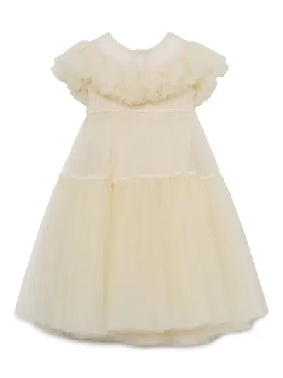 Raspberry Plum Kids' Shoshana Dress In Neutrals