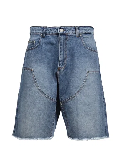 Rassvet Double-knee Baggy Shorts In Multi