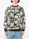 Rassvet Graphic-print Crew-neck Sweatshirt In Black