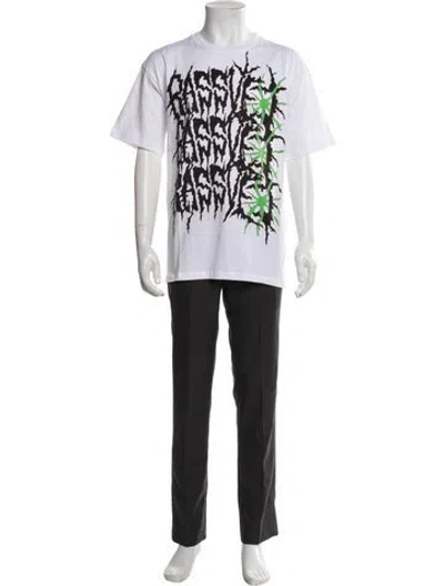 Pre-owned Rassvet Graphic Print Crew Neck T-shirt W/ Tags In Black