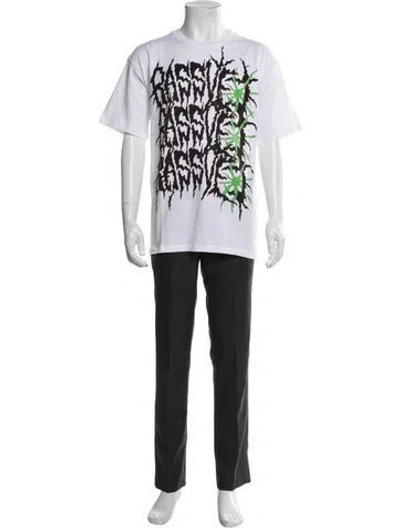 Pre-owned Rassvet Graphic Print Crew Neck T-shirt W/ Tags In Black