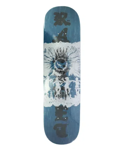 Rassvet Graphic-print Skateboard In Blue