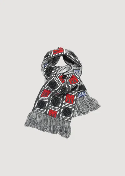 Rassvet Logo Scarf Knit In Multi