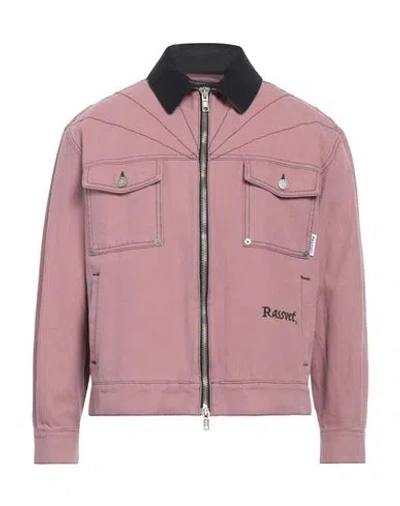 Rassvet Man Jacket Pastel Pink Size Xl Cotton