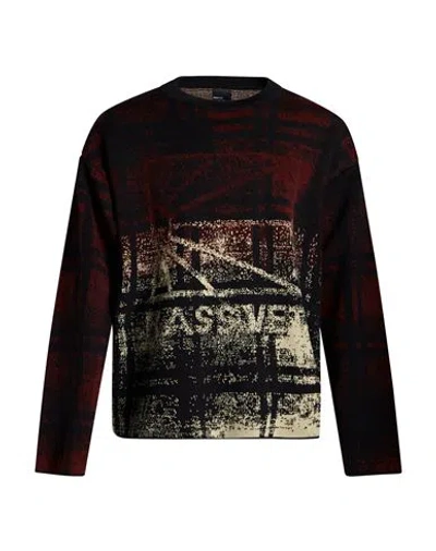 Rassvet Man Sweater Black Size S Cotton, Wool, Acrylic