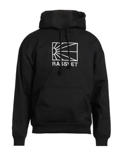 Rassvet Man Sweatshirt Black Size L Cotton