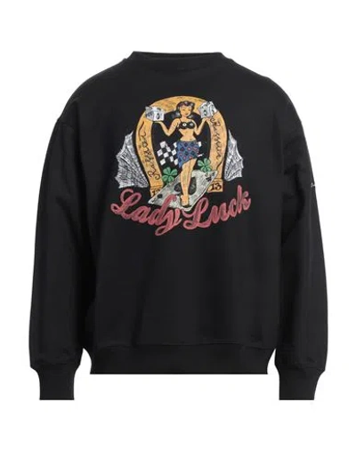 Rassvet Man Sweatshirt Black Size Xl Cotton