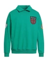 Rassvet Man Sweatshirt Green Size L Cotton In Green