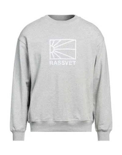 Rassvet Man Sweatshirt Grey Size M Cotton