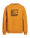Rassvet Man Sweatshirt Ocher Size L Cotton In Ocher