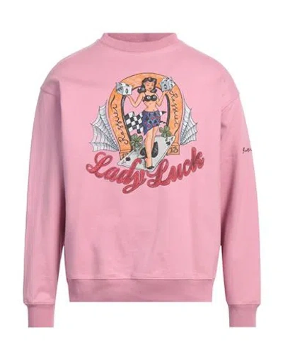 Rassvet Man Sweatshirt Pink Size L Cotton