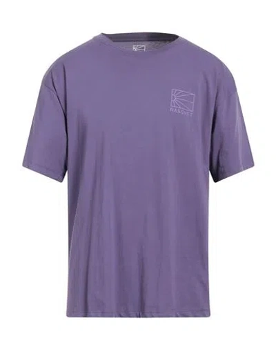 Rassvet Man T-shirt Purple Size Xl Cotton