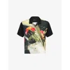 Rassvet Mens Print La Melancolia Short-sleeve Woven Shirt In Print