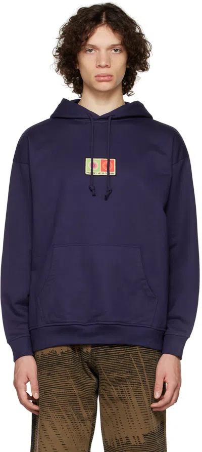 Rassvet Navy Graphic Patch Hoodie In Pacc11t030