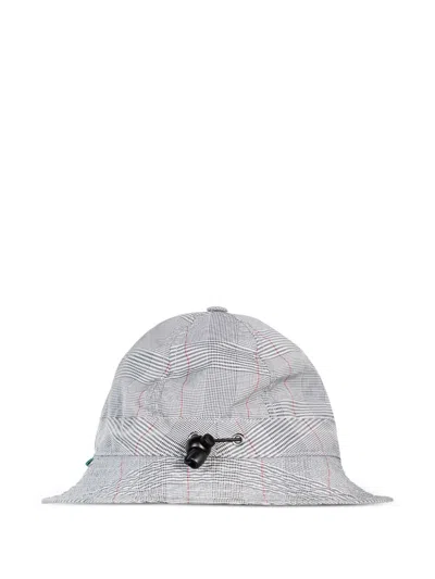 Rassvet Plaid-pattern Bucket Hat In Gray