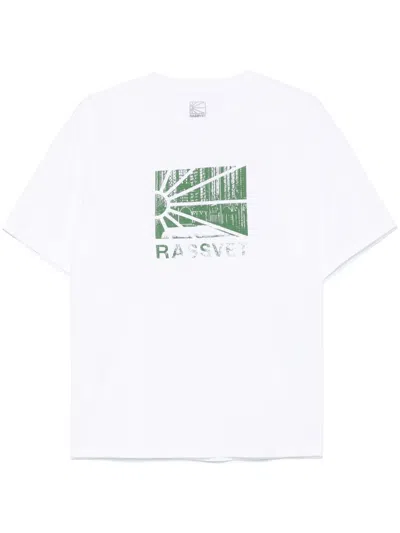 【RASSVET】MEN RASSVET X DIAN LIANG TSHIRT KNIT White Rassvet x Dian Liang Tee, white | Beyond