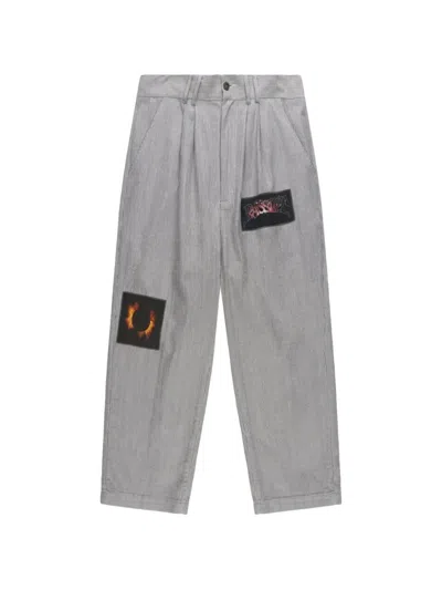 Rassvet Space Wide-leg Trousers In Gray
