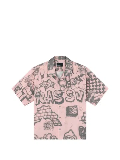 Rassvet Spray Ss Short-sleeve Shirt In Pink
