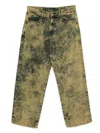 Rassvet Stonewashed Jeans In Green