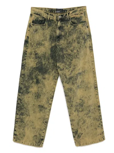 Rassvet Stonewashed Jeans In Green