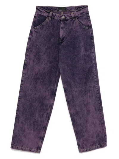 Rassvet Stonewashed Jeans In Purple
