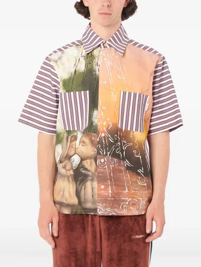 Rassvet Striped Shirt In Orange