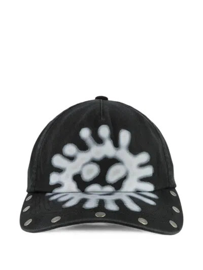 Rassvet Sun-fade Studded Cap In Black