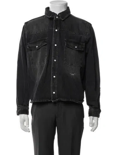 Pre-owned Rassvet Trucker Jacket In Black