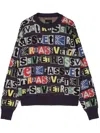 Rassvet Typo Crew-neck Jumper In Purple