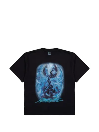 Rassvet Veil Graphic-print T-shirt In Black