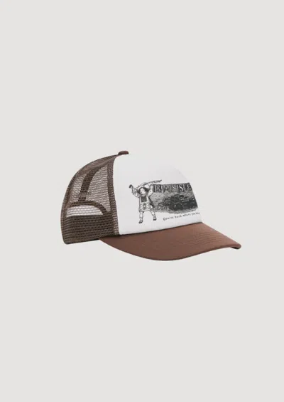Rassvet Welcome Trucker Cap Woven In White