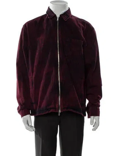 Pre-owned Rassvet Windbreaker In Burgundy