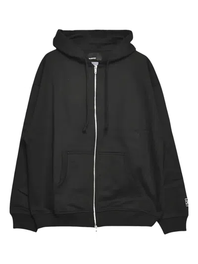 RASSVET ZIP-FRONT GRAPHIC-PRINT HOODIE