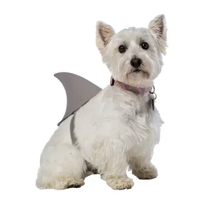 Rasta Imposta Shark Fin Dog Costume In Gray