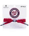 Rastaclat Men's And Women's Washington Nationals Signature Infield Bracelet In White
