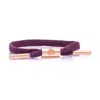 Rastaclat Original Hand Assembled Erica Single Lace Women's Adjustable Bracelet In Purple