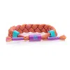 Rastaclat Original Hand Braided Winds Adjustable Bracelet In Orange