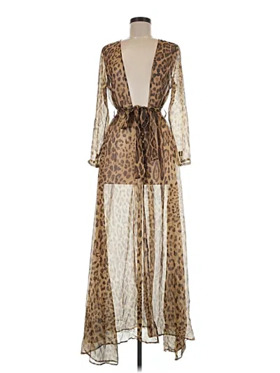 Pre-owned Rat & Boa Cocktail Dress In Brown