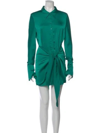 Pre-owned Rat & Boa Long Dress In Green