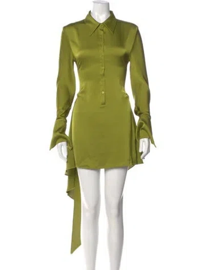 Pre-owned Rat & Boa Midi Length Dress In Green