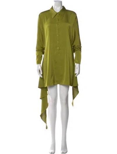 Pre-owned Rat & Boa Mini Dress In Green