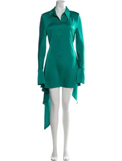 Pre-owned Rat & Boa Mini Dress In Green